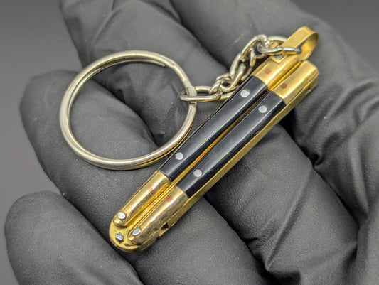 Mini FHM Philippines Handmade Balisong Keyring Black