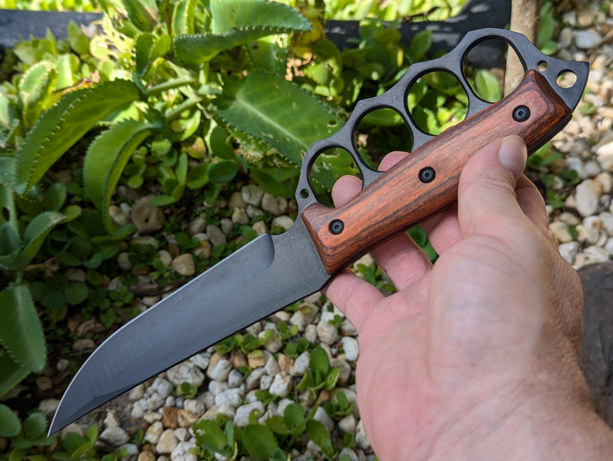 12.5" FULL TANG KNUCKLE TRENCH KNIFE