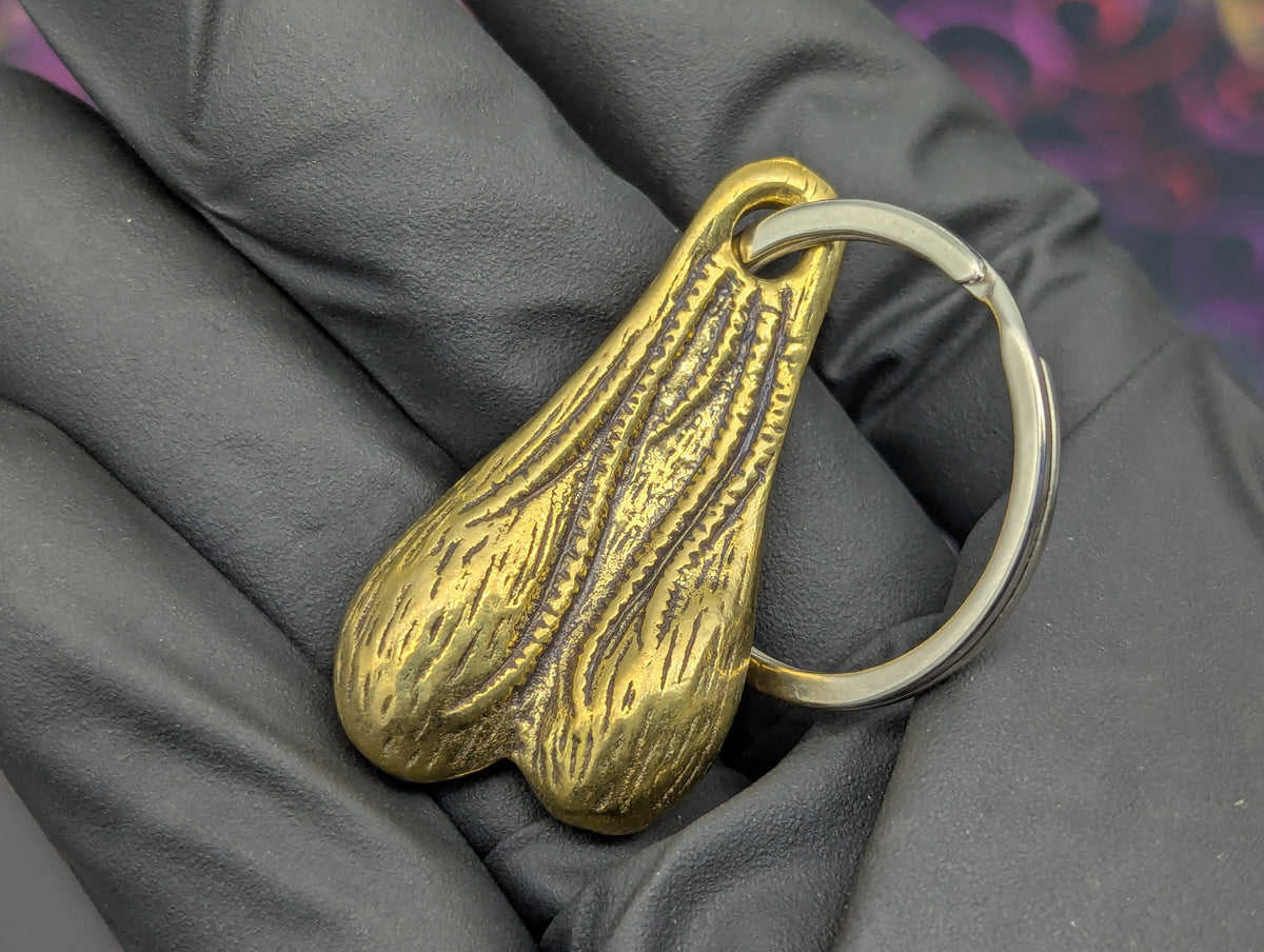 BRASS BALLS NOVELTY EDC KEYRING