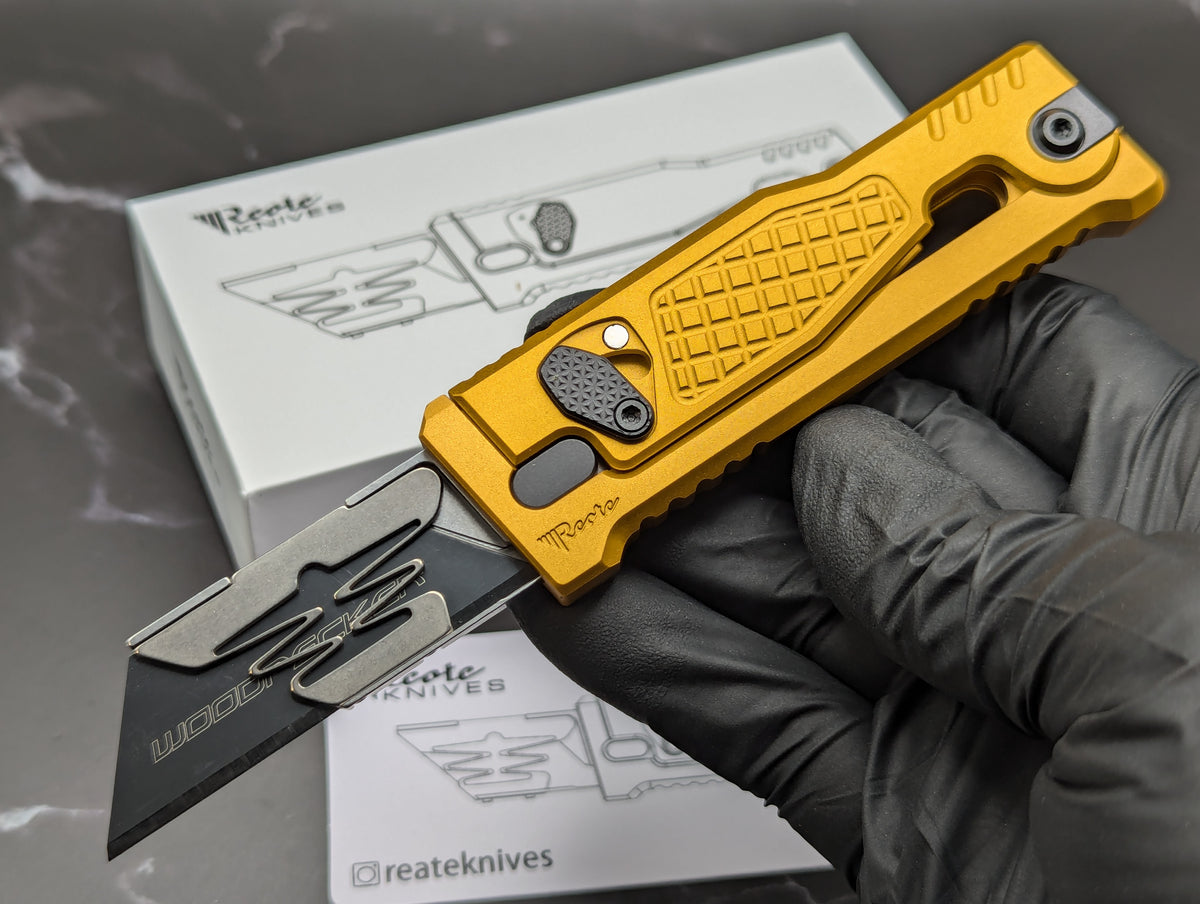 REATE EXO-U GRAVITY KNIFE BOX CUTTER GD/DD