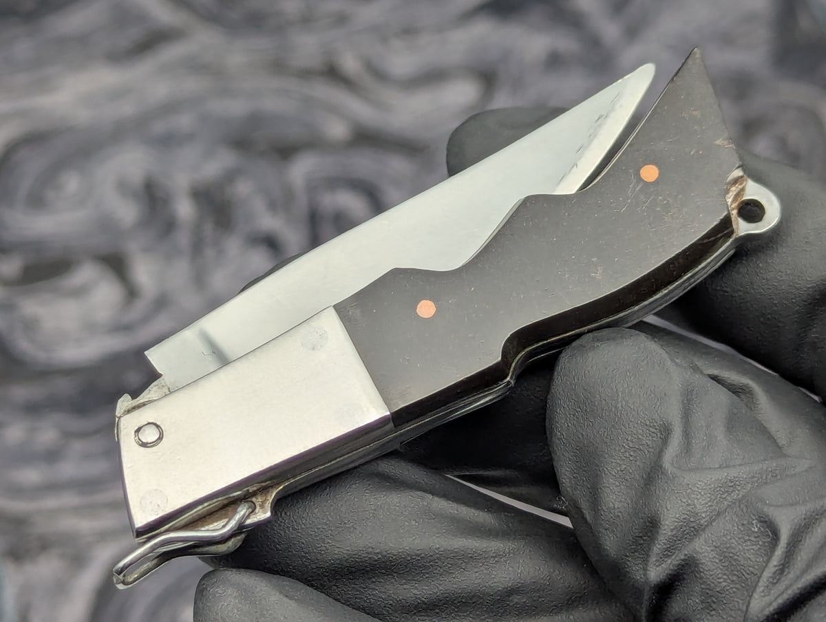 5.5" Mini Rifle Stock RPK Vintage Russian Switchblade Knife