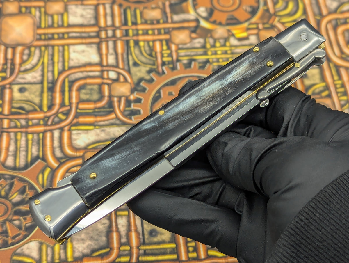 11" HONEY FRANK BELTRAME HIGH QUALITY ITALIAN SWINGUARD STILETTO