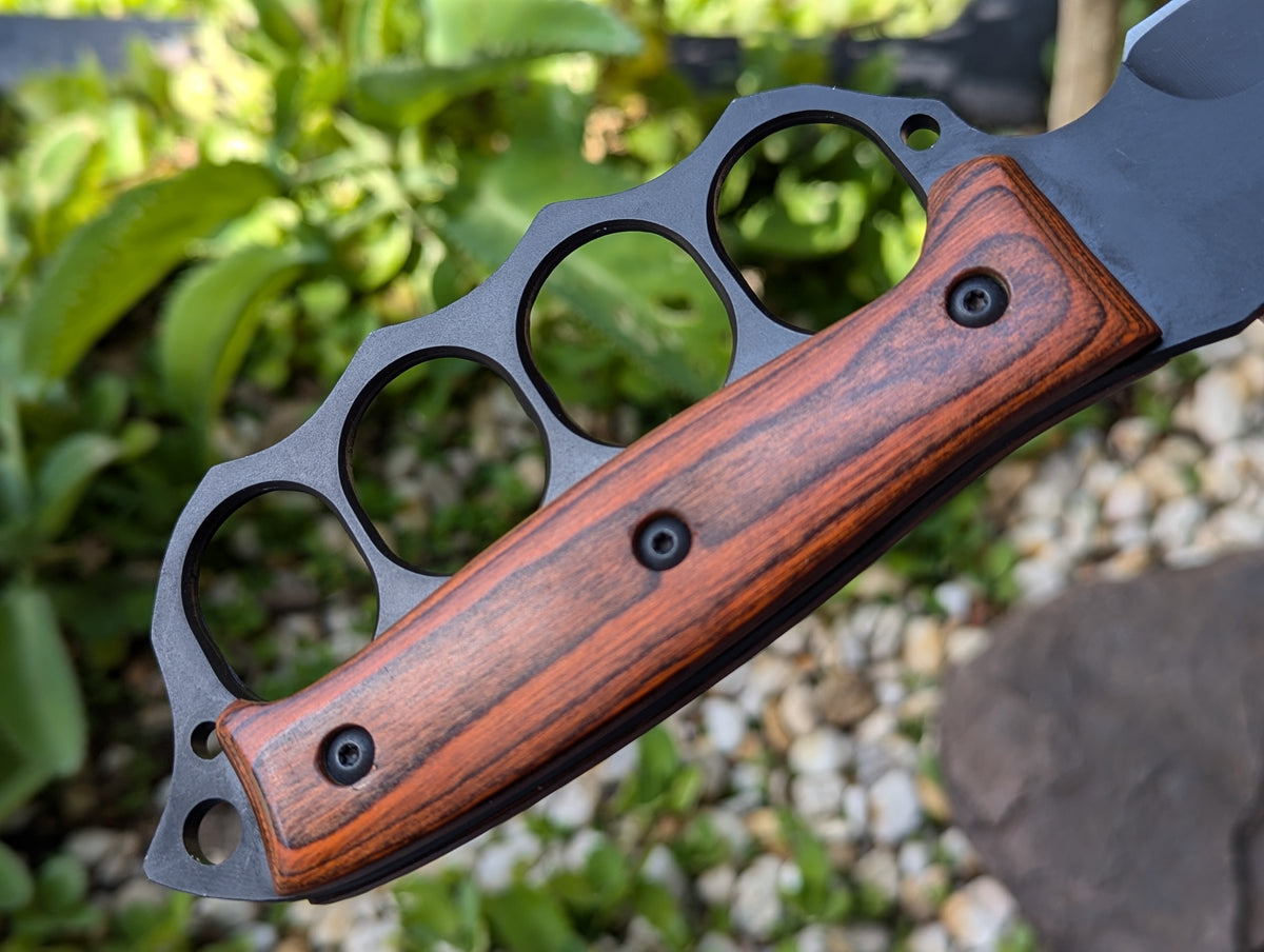 12.5" FULL TANG KNUCKLE TRENCH KNIFE