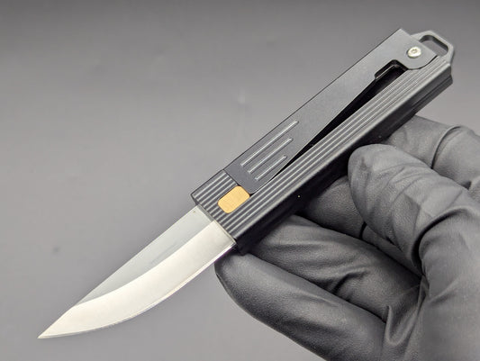 EDC D2 KEYRING GRAVITY UTILITY KNIFE BLACK
